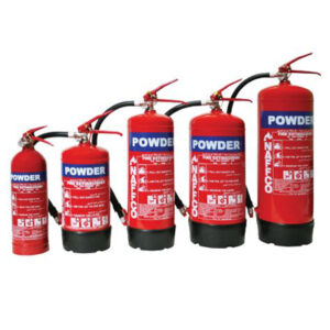 ABC DRY POWDER PORTABLE FIRE EXTINGUISHERS