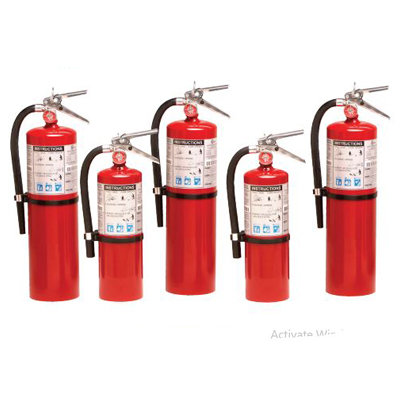 DRY POWDER FIRE EXTINGUISHERS (UL LISTED)