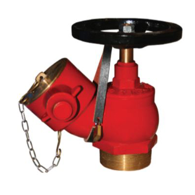 OBLIQUE VALVE, MALE THREADED INLET
