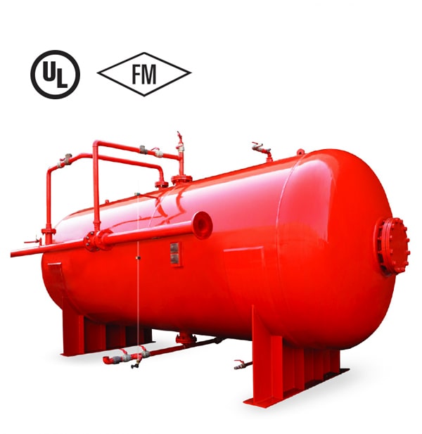 Horizontal and Vertical Bladder Tank Pre-Piped