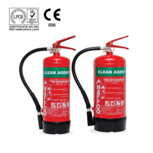 Portable Clean Agent Fire Extinguishers – LPCB & CE Approved