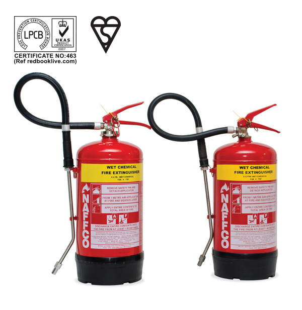Portable Wet Chemical Fire Extinguishers – BSI / LPCB